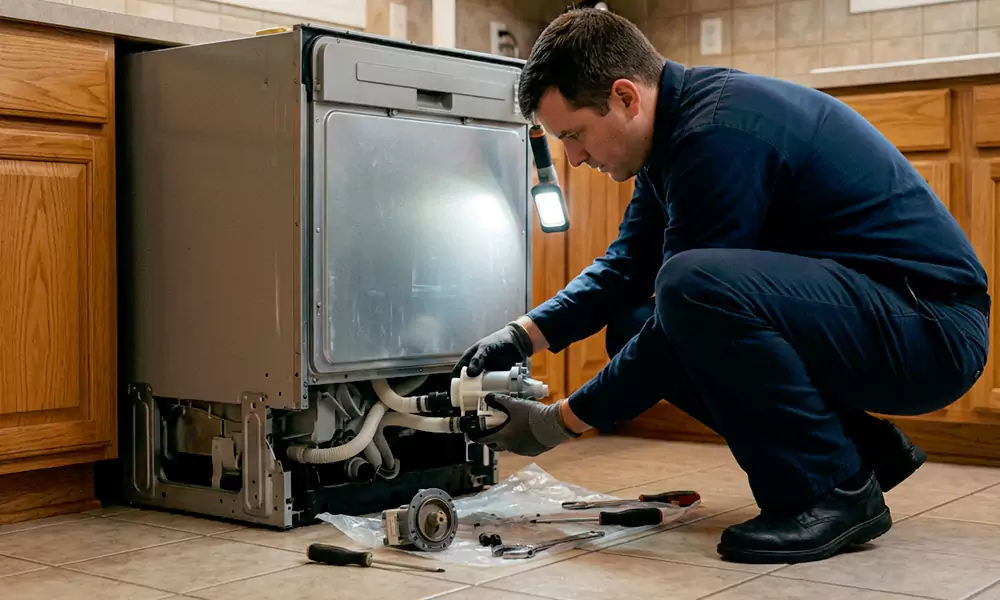 Dishwasher Pump Replacement in Chula Vista, CA