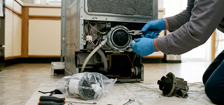 Dishwasher Motor Pump Replacement in Chula Vista