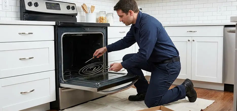 Oven Lower Heating Element Replacement in Chula Vista
